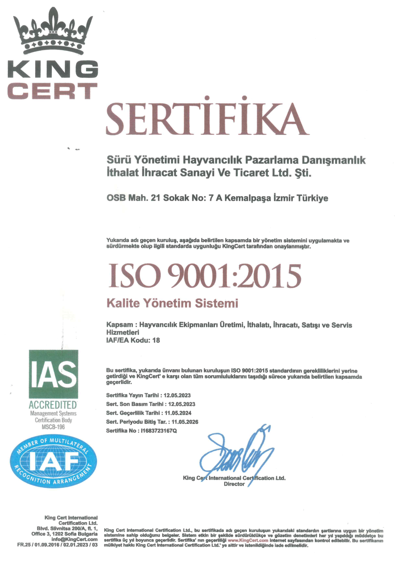 ISO 9001 2023 TR 